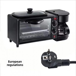 Wholesale 3-in-1 Multifunctional Breakfast Machine Oven for Roasting Frying Meat Steaming US Plug Box Household Brea - Product Image 4