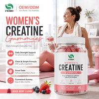 Gummies de créatine à croquer pour femmes, formule ajustable, logo personnalisé, en vrac, expédition transfrontalière – Approvisionnement direct usine