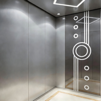 Ascensore per Passeggeri in Acciaio Inossidabile dal Design Moderno, Elegante e Sicuro, Facile da Usare, Garanzia di 1 Anno