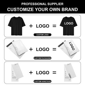 Venta al por mayor en blanco de hombro caído hombres 100% algodón camisetas personalizadas Streetwear de gran tamaño peso pesado Boxy camiseta Unisex estampado camiseta - Product Image 6