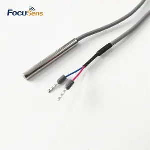 Factory supply Focusens 3m 5m 10m 15m cable sensor PTC KTY81 element with insulated cable ends