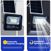 Projecteurs Solaires 100W 200W 300W d'Extérieur Étanche LED Corps ABS IP68 Télécommande pour Jardin
