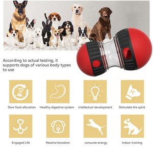 Etkileşimli Çevre Dostu Plastik Köpek Mama Dağıtıcısı Egzersiz ve Bulmaca Oyuncağı Akıllı/Manuel Basit Spor Lüks Eğlenceli Evcil Hayvan Ödül Maması - Product Image 3