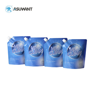 Emballage de liquide à <span class=keywords><strong>vaisselle</strong></span> en poudre de savon à lessive recyclé personnalisé sac à bec verseur sacs de recharge de lavage pochette à bec verseur pour détergent - Product Image 3