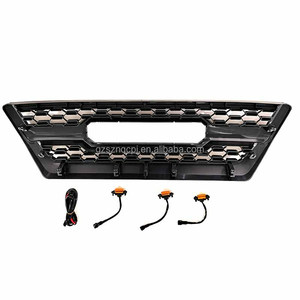 Calandre avant avec feux LED ambre pour Toyota 4Runner 2006-2009, calandre de pare-chocs en maille nid d'abeille, accessoires de modification extérieure - Product Image 5