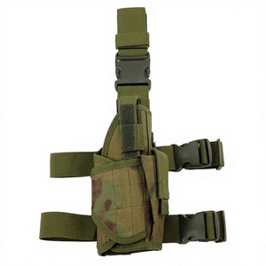 Porta-Radio Táctico de Camuflaje con Soporte para Pierna, MOLLE |   Arnés de Pierna Impermeable de Nailon 600D para Walkie Talkie - Product Image 2