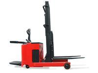 Chariot élévateur électrique à mât haut 1,5T 2T, hauteur de levage 5,5m, mât triphasé entièrement libre, batterie au lithium fer phosphate, hydraulique