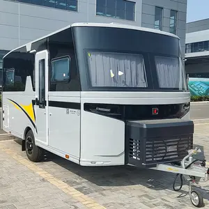 Desain profesional tertutup sepenuhnya layanan terbaik produksi baru RV Trailer Camper perjalanan Trailer air mata Trailer Camper