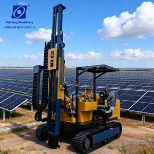 Pile driver solaire 5-en-1 / Installation de pieux, extraction de pieux à vis, forage DTH et vis de fondation tout-en-un pour tous les besoins de fondation - Product Image 2