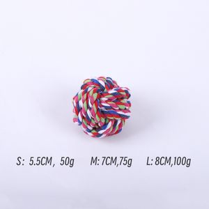 Giocattolo interattivo per cani palla giocattolo in cotone colorato - Product Image 2