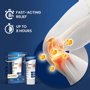 Kruiden warmtepijnverlichtende crème, verwarmende crème, warmtetherapie voor gewrichten, spieren, nek, schouder, diepdoordringende balsem, fabrieks-OEM ODM - Product Image 2