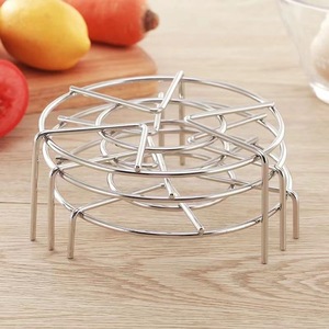 Stainless Steel Steamer Rack 4mm Thick Multi Functional Pot Stand For Cooking Steamers - Product Image 3