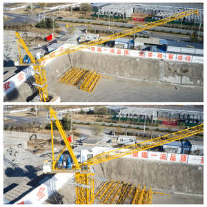 Grúa Torre de Brazo Articulado DAHAN de 6 Toneladas CTL110-4015 en Oferta, Pluma de 40 m, Altura Máxima de 102 m, con Caja de Cambios, Motorreductor y Componentes Principales del Motor - Product Image 2