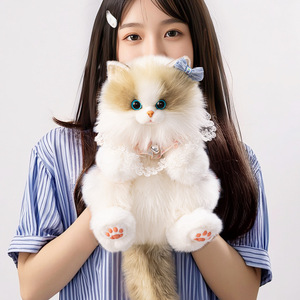 Jouets en peluche apaisants pour enfants, figurines d'animaux, chats, décoration de la maison, jouets en peluche pour unisexe, 14 ans et plus - Product Image 5