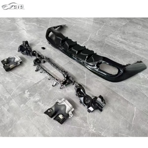 Диффузор в стиле AM для выхлопных отверстий, задний бампер, накладки на диффузор для Mercedes-Benz C236 CLE53 Coupe 2023+ - Product Image 4