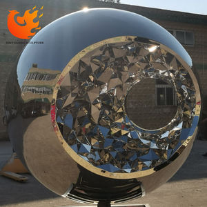 Sculpture d'art créative de haute qualité sur mesure en acier inoxydable pour la décoration - Product Image 4