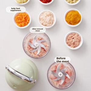 Hachoir Électrique Multifonctionnel Sans Fil pour Viande, Ail, Piment, et Aliments pour Bébé - Mixeur et Coupe-légumes Complémentaire - Product Image 6