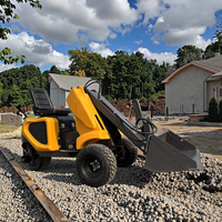 Titan TH130 Mini chargeuse compacte à 3 roues avec moteur Yanmar Chargeur frontal Godet à chenilles Garantie 1 an État neuf 4x4