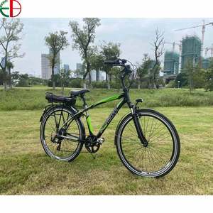 <span class=keywords><strong>V</strong></span>élo électrique <span class=keywords><strong>EB</strong></span> 250W neuf avec cadre en alliage d'aluminium, moteur à moyeu arrière, batterie au lithium, porte-bagages arrière - Product Image 2