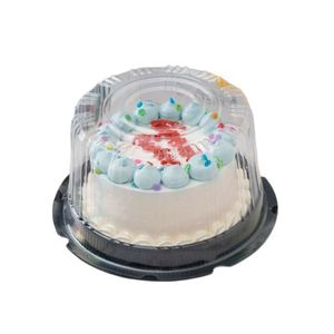 Caja de Embalaje Desechable para Pasteles de Panadería, Redonda, Transparente, de Plástico, para Pasteles de Chiffon y Mousse de 4/6/8/10/11 Pulgadas, con Tapa de Domo - Product Image 1