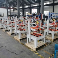 Machine d'emballage semi-automatique pneumatique STING pour le pliage des cartons, la fermeture et l'application de ruban adhésif pour les aliments et les boissons