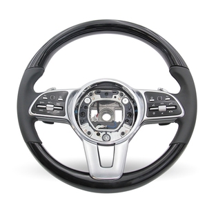 Volante de Madera de Durazno 801 para <span class=keywords><strong>Mercedes</strong></span> Benz SLS GLK <span class=keywords><strong>350</strong></span> GLC X253 CLS63 W167 W176 W205 W222 V177 - Product Image 4