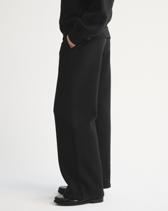 กางเกงวอร์มเอวสูงผ้าฝ้ายแท้ 100% ดีไซน์หรูหรา มีกระเป๋า พร้อมเชือกผูกเอวสำหรับผู้หญิง รุ่นยอดนิยมปี 2026 จาก LEDUO - Product Image 2