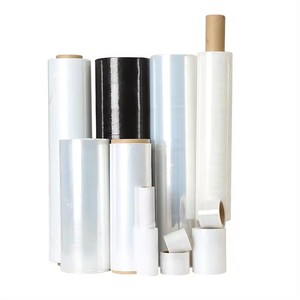 Factory Pallet <b>Wrap</b> Film Stretch Film Factory <b>Clear</b> Cling Plastic Pallet Supplies Durable Self-adhering Stretch Flim - Product Image 1