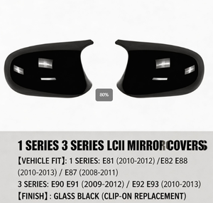 Kit de Spoiler Avant pour BMW Série 1 Série 3 E81 E82 E87 E90 E91 E92 E93 2005-2012 Pare-chocs Avant Miroir Klaxon - Product Image 4