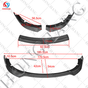 Chaoshenghang accessori auto auto labbra anteriori, labbro paraurti anteriore per schivare caricabatterie SRT 2015 2016 2017 2018 2019 2020 + - Product Image 2