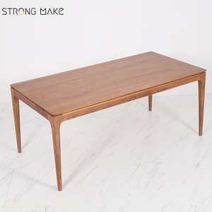 <span class=keywords><strong>Tavolo</strong></span> da Pranzo Nordico Rettangolare per <span class=keywords><strong>Cucina</strong></span> Tradizionale <span class=keywords><strong>Marrone</strong></span> Minimalista Lussuoso Moderno in Legno per 4-6 Persone - Product Image 5