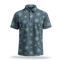 Polo personnalisé pour homme avec motif imprimé, manches courtes, décontracté, pour le golf, léger, respirant, haut d'été