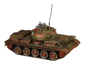 Retro Oorlogstank Kinderen Speelgoed Huisdecoraties Metalen Tank Model Fotografie Prop Model Woonkamer Decoratie Ijzeren Ambachten