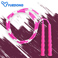 YUEDONG Corde à sauter perlée professionnelle Freestyle, durable, de haute qualité, unisexe, anti-emmêlement, réglable, pour le fitness