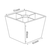 Meubles de bureau carrés en plastique ABS/PP réglables en hauteur, avec pieds amovibles, pour hôpitaux, espaces extérieurs, salons et ateliers - Vente en gros Chine