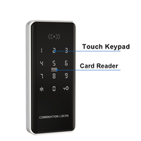 Serrure de sécurité numérique RFID intelligente avec mot de passe, application TTLock, serrure électronique pour armoire en bois, tiroir, stockage de données cloud via réseau WiFi