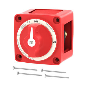Interrupteur de coupure de batterie 12V 300A ON-OFF étanche pour voiture, bateau, camion, tracteur et applications marines - Product Image 1