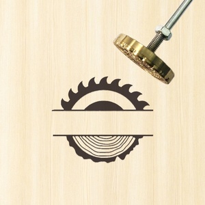 Tampon en laiton pour savon naturel fait main, tampon pour gâteaux de mariage - Product Image 1