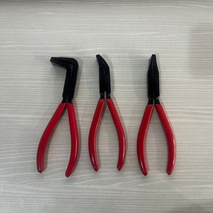 Pince à plier la tôle métallique en acier à haute teneur en carbone, à mâchoires lisses, qualité industrielle, outils de réparation automobile - Product Image 1