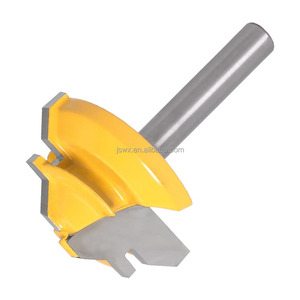 WEIX 45 °   Fraise <span class=keywords><strong>à</strong></span> joint de serrage haute précision en carbure pour le travail du <span class=keywords><strong>bois</strong></span> et le raccordement de panneaux - Product Image 1