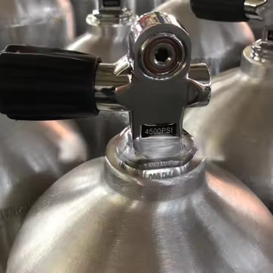 <span class=keywords><strong>Bouteille</strong></span> d'air haute pression en aluminium DeDePu 3000 PSI 15 L avec valve pour la plongée, certifiée CE, pour la plongée technique - Product Image 3