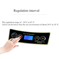 Réfrigérateurs de voiture horizontaux à semi-conducteurs de 28 litres, système thermoélectrique portable alimenté par AC/DC, refroidisseur et réchauffeur pour voitures et maisons