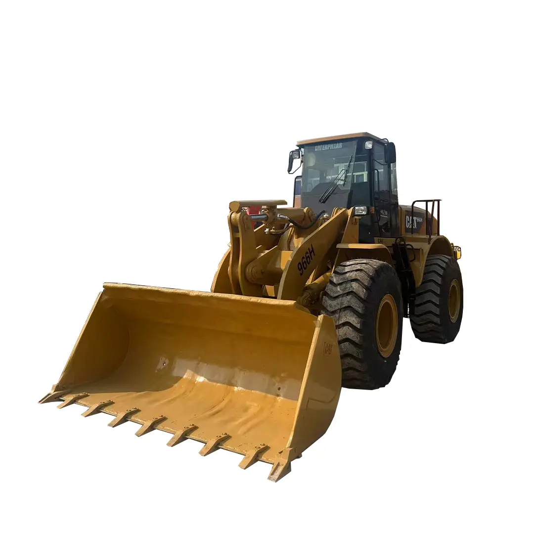 รถตักล้อหน้ามือสอง CAT966H คุณภาพดี CAT996h รถตักมือสอง Caterpillar CAT966 ขายราคาถูก