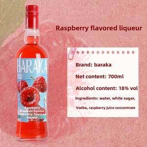 Vodka liqueur aromatisée à la <span class=keywords><strong>framboise</strong></span> en gros B2B 700ML 18% d'<span class=keywords><strong>alcool</strong></span> - Product Image 2