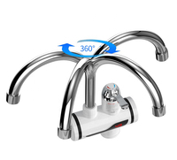 Chauffe-eau instantané électrique numérique à LED, robinet à eau chaude à chauffage rapide, robinets de cuisine