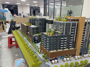 Maqueta de escala 1/125 para edificios de apartamentos a escala europea para comercialización de propiedades de construcción - Product Image 4