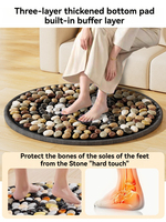 Tapis de massage à picots enfichable pour soulager les douleurs musculaires – Masseur de pieds de bureau avec fonction musicale pour la circulation, la récupération sportive et la maison