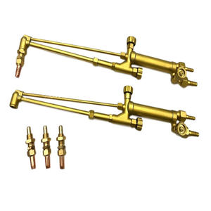 Torche de soudage de type M de style japonais, qualité d'exportation, entièrement en cuivre, poli fin, pistolet à flamme avec aspiration pour outils de soudage - Product Image 1