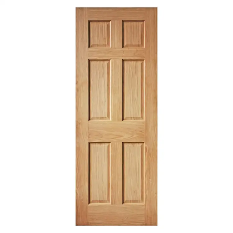 Bulk Sales - White Oak Veneered 6 Raised Panels Stile/Rail Doors Top定格でAmerican市場
