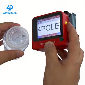 Imprimante jet d'encre portable 4POLETECH 12,7 mm pour composants métalliques d'échafaudages, <span class=keywords><strong>impression</strong></span> automatique pour l'étiquetage des identifiants d'événements <span class=keywords><strong>sur</strong></span> site - Product Image 2
